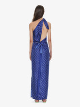Load image into Gallery viewer, Bandana Scarf Tie Dress - Indigo Bandana Print

