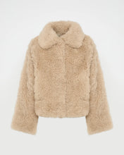 Load image into Gallery viewer, Jacket Lg Lamb/Knit Baby Merinos - Ficelle
