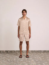 Load image into Gallery viewer, Santos Swim Short Copacabana Espiral Print - Brown
