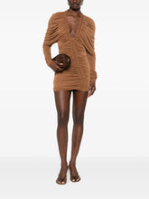 Load image into Gallery viewer, Orion L/S Mini Dress  - Russet
