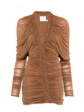 Load image into Gallery viewer, Orion L/S Mini Dress  - Russet
