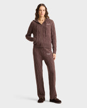 Load image into Gallery viewer, Faubourg Zip Hoodie  - Chocolate Cream
