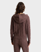 Load image into Gallery viewer, Faubourg Zip Hoodie  - Chocolate Cream
