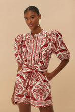 Load image into Gallery viewer, Tropical Cameo Romper -  Off-White

