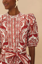 Load image into Gallery viewer, Tropical Cameo Romper -  Off-White
