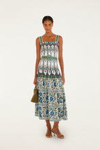 Load image into Gallery viewer, Manoela Off-white Sleveless Belt Maxi Dress - Manoela Off-white
