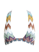 Load image into Gallery viewer, Zigzag-Knit Bikini - Multicolor Black
