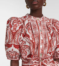 Load image into Gallery viewer, Tropical Cameo Romper -  Off-White
