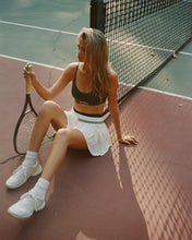 Load image into Gallery viewer, Serif Logo Mini Sports Bra - Forest
