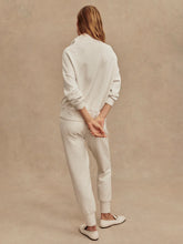 Load image into Gallery viewer, Hawley Half Zip Sweat  - Ivory Marl
