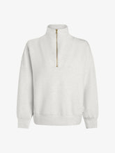 Load image into Gallery viewer, Hawley Half Zip Sweat  - Ivory Marl

