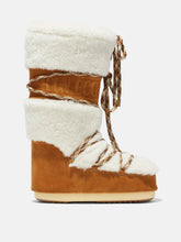 Load image into Gallery viewer, Icon Brown Shearling Boots Whisky/Off White
