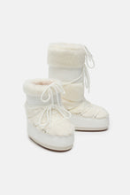 Load image into Gallery viewer, Icon Low White Faux-Fur Boots
