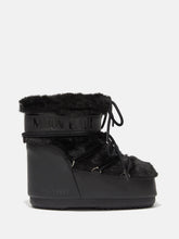 Load image into Gallery viewer, Icon Low Black Faux-Fur Boots

