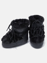 Load image into Gallery viewer, Icon Low Black Faux-Fur Boots
