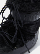 Load image into Gallery viewer, Icon Low Black Faux-Fur Boots
