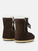 Load image into Gallery viewer, EVX Dark Brown Suede &amp; Shearling Boots

