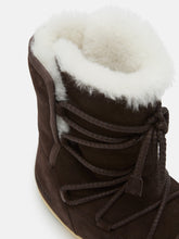 Load image into Gallery viewer, EVX Dark Brown Suede &amp; Shearling Boots
