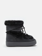 Load image into Gallery viewer, Ltrack Low Black Faux-Fur Boots

