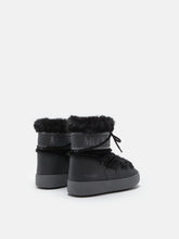 Load image into Gallery viewer, Ltrack Low Black Faux-Fur Boots
