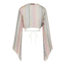 Load image into Gallery viewer, Crop top with wide sleeves
