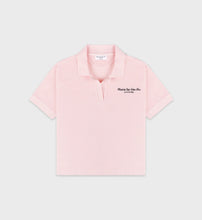 Load image into Gallery viewer, Eden Script Terry Polo  - Pink Dolphin
