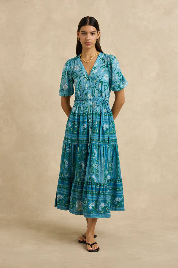 hannah artwear blue dress Rent Hannah Artwear Blue Dress UK 10