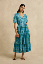 Load image into Gallery viewer, Anyeta Dress Sdb - Daisy-blue
