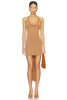Onda Mini Dress E - Chestnut