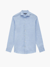 Load image into Gallery viewer, Antonio Linen Shirt L/S  - Baby-Blue
