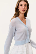 Load image into Gallery viewer, Breckie Cardigan - Blue Macaron
