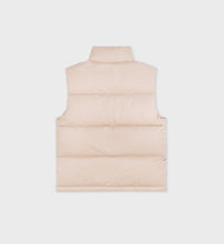 Load image into Gallery viewer, Crown Puffer Vest  - Champagne Tan
