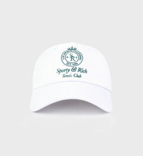 Load image into Gallery viewer, Crown Tennis Hat  - White
