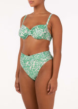 Load image into Gallery viewer, Ruched Holiday Balconette Top - Clover
