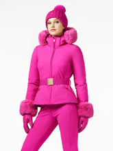 Load image into Gallery viewer, Giselle Faux Border Ski Jacket  - Pink
