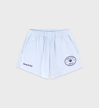 Load image into Gallery viewer, Eden Crest Embroidered Short  - Ciel

