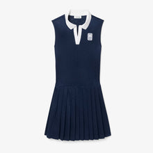 Load image into Gallery viewer, Sleeveless Polo Dresses Female - Navy Blue
