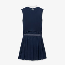Load image into Gallery viewer, Sleeveless Polo Dresses Female - Navy Blue
