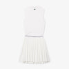Sleeveless Polo Dresses Female - White