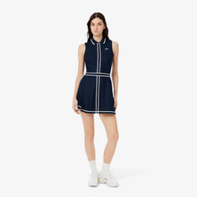 Load image into Gallery viewer, Heritage Trim Golf Dress  - White / Navy Blue
