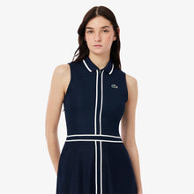 Load image into Gallery viewer, Heritage Trim Golf Dress  - White / Navy Blue
