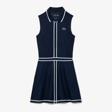 Load image into Gallery viewer, Heritage Trim Golf Dress  - White / Navy Blue
