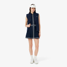 Load image into Gallery viewer, Heritage Trim Golf Dress  - White / Navy Blue
