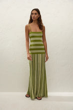 Load image into Gallery viewer, Esenia Knit Dress - Ombre Stripe Macro Juniper
