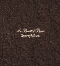 Load image into Gallery viewer, Faubourg Zip Hoodie  - Chocolate Cream
