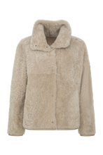 Load image into Gallery viewer, Dolli-LL -  Leather Jacket - Sand
