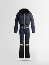 Load image into Gallery viewer, KAREI - Womens Ski Suit - Marin/Neige/Noir
