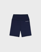 Load image into Gallery viewer, Serif Logo Biker Short - Dark Navy
