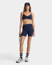 Load image into Gallery viewer, Serif Logo Biker Short - Dark Navy
