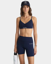 Load image into Gallery viewer, Serif Logo Biker Short - Dark Navy
